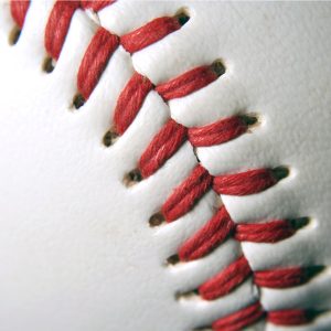 Baseball ball double stitch