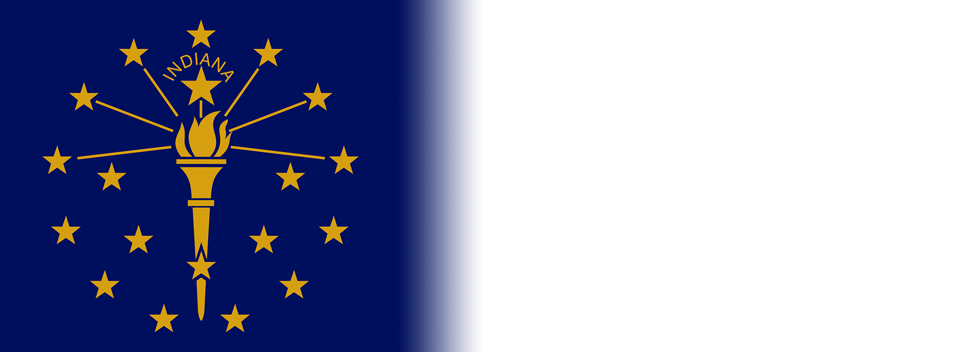 IN State Flag Banner
